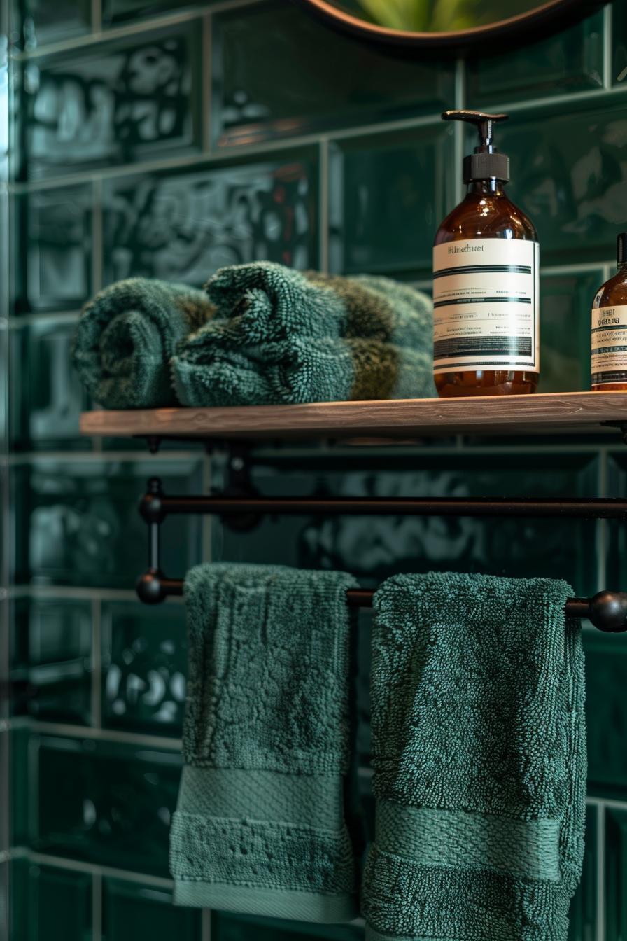 15 genius small bathroom solutions that you have to see! 25 15. Multifunctional shelf towel holder 0