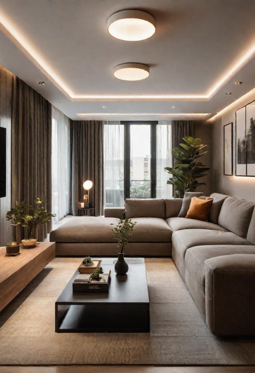 Small Space, Big Impact: 34 Minimalist Living Room Ideas for Every Apartment 29 27. Multi-level Lighting: Function & Atmosphere-0