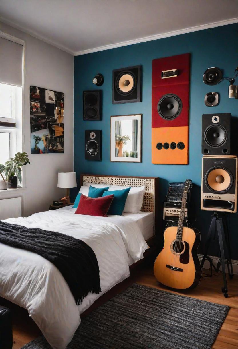 27 Awesome Teen Boy Bedroom Ideas Every Teenager Will Love! 21 14. Musical Teen Boy Bedroom Makeover-1