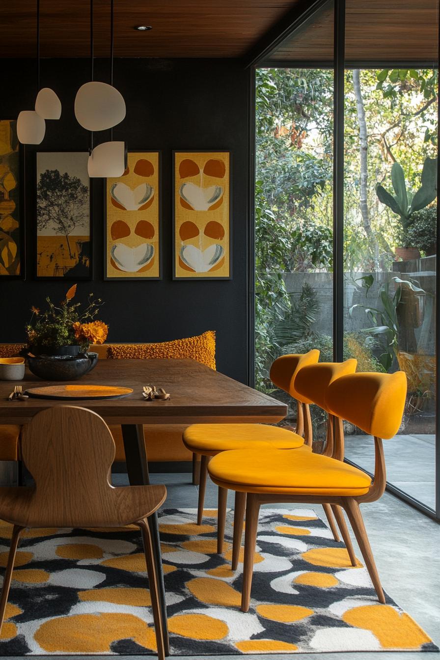 23 breathtaking modern dining tables from the middle of the century you will love 58 21. Mustard yellow accents for ESS-2