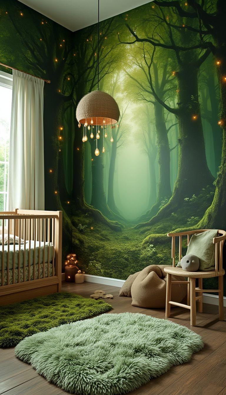 21 Enchanted Forest Nurily Ideas for a magical mood 3 1. Mystical Moosindes Wonderland with deep green and earthy Browns-0