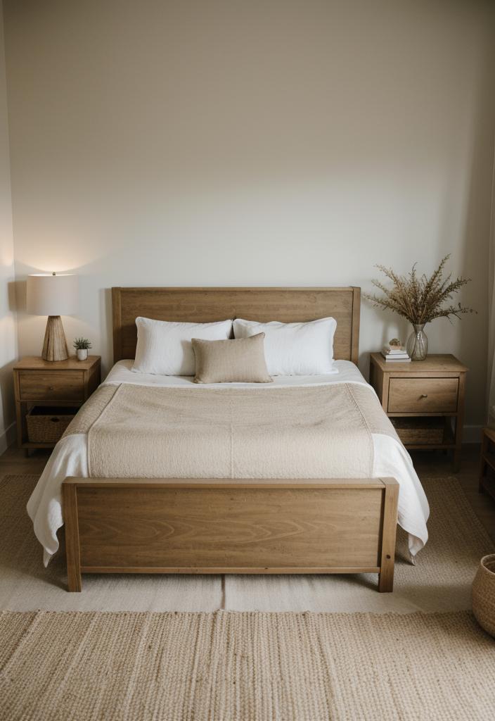 36 Earthy Bedroom Ideas for a Serene Space 11 5. Natural Bedding Sets Collection-0