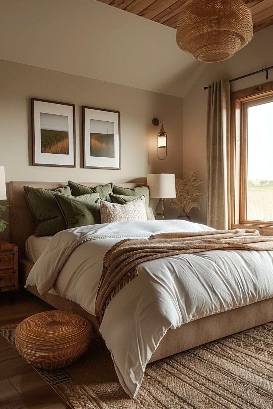 19 Best earthy modern bedroom ideas for a cozy retreat 55 16. Natural prairie bedroom decor-0