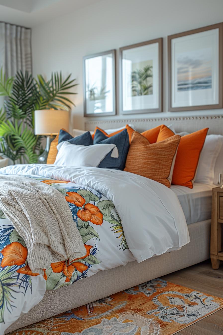 21 modern ideas for the coastal bedroom for a relaxing retreat 24 9. Nature-inspired coastal bedroom Art-2