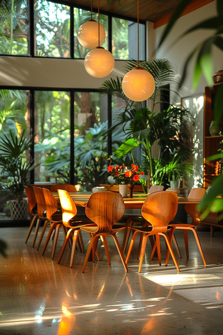 15 new modern dining room ideas from the middle of the century 27 9. Nature-inspired Esshafen-0