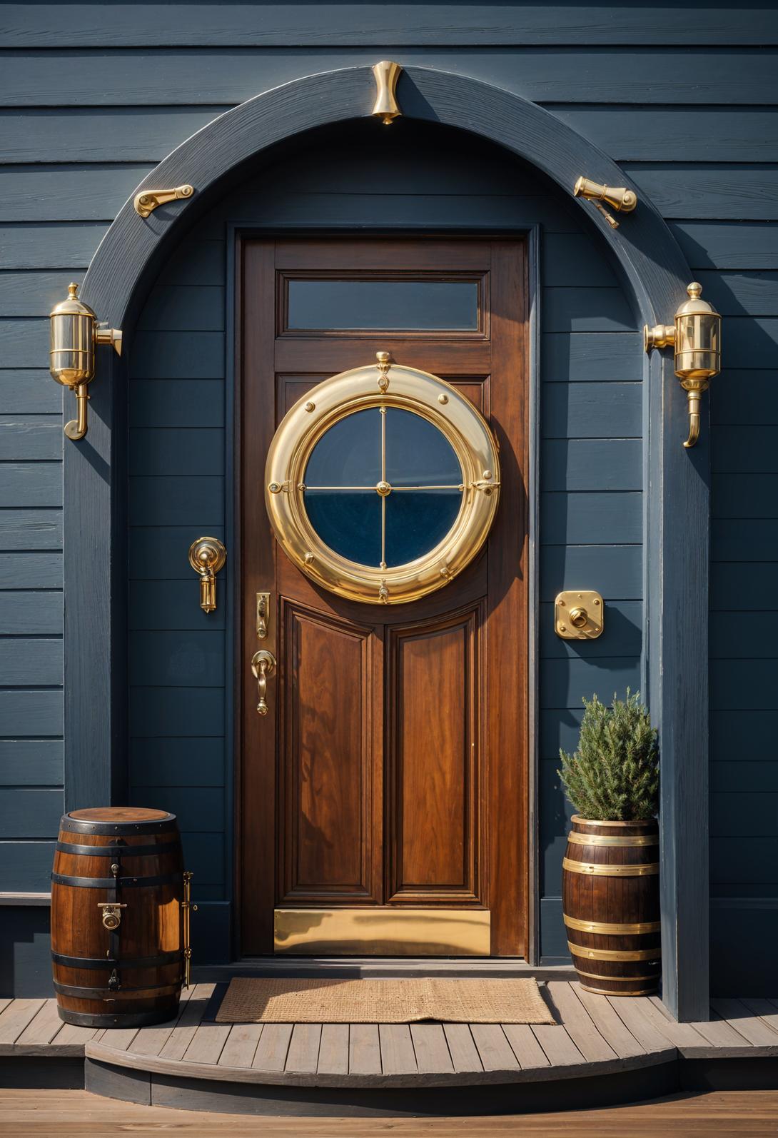 29 Stunning Wooden Door Designs for Main Entrances 24 11. Nautical Door Design Ideas-1