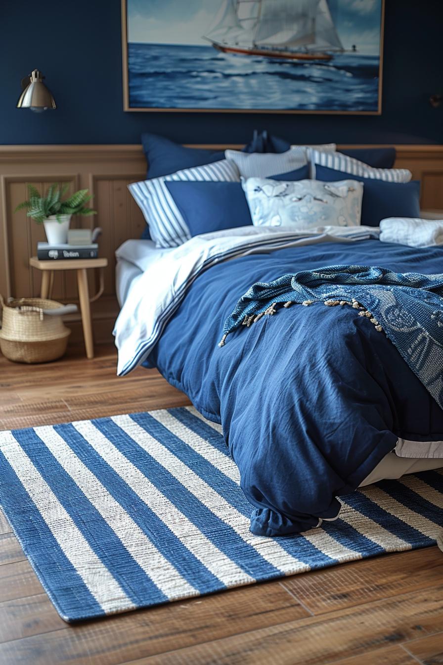 15 aesthetic coastal bedroom ideas for a dreamy retreat 36 15. Seustically inspired carpet selection-2