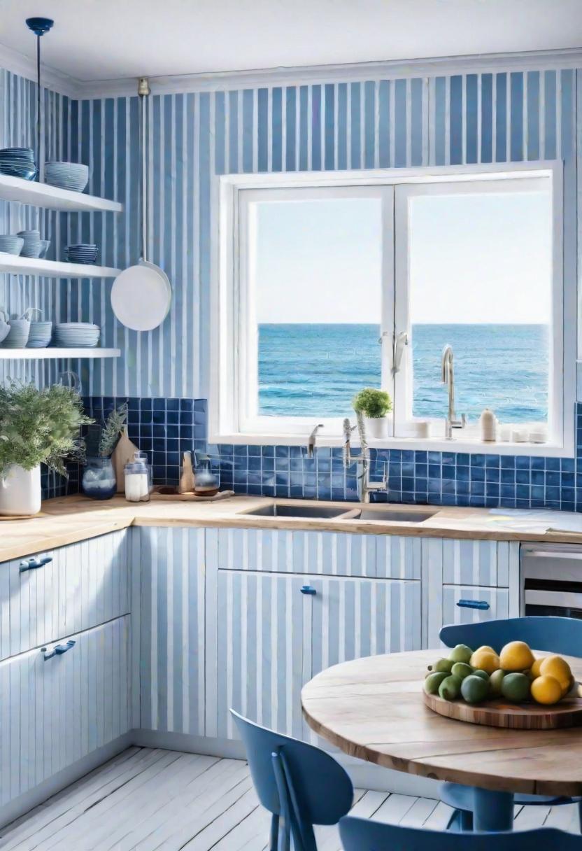 43 Aesthetic Kitchen Ideas to Transform Your Space 25 22. Nautical Kitchen Decor Ideas-0