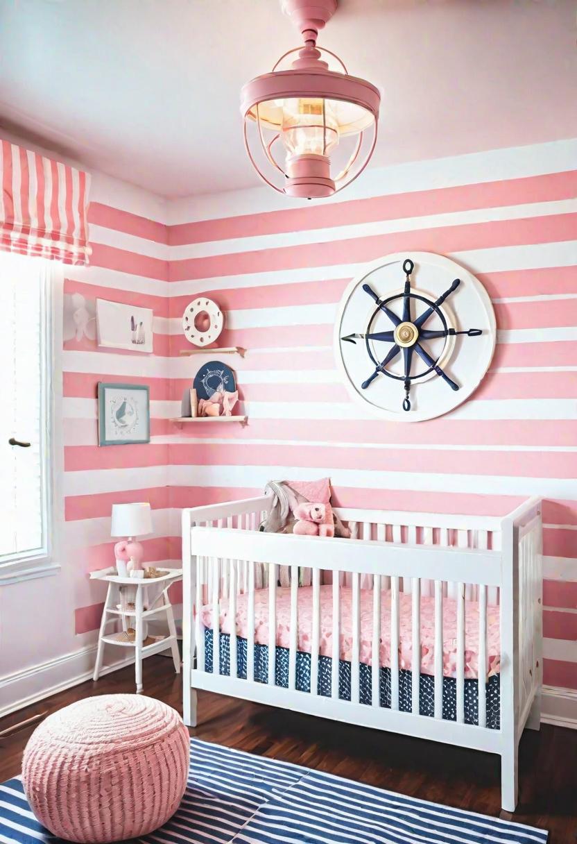 33 Enchanting Girl Nursery Ideas: Chic Decor for Her First Room 19 13. Nautical Nursery Decor Ideas-0