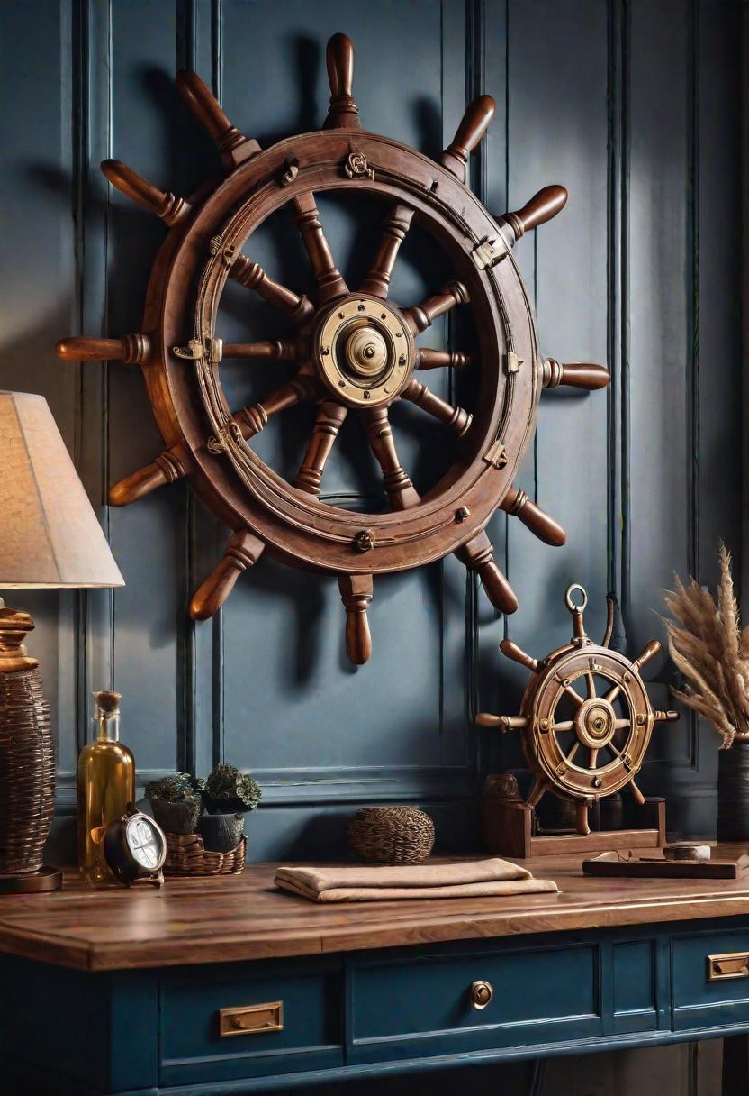 43 Relaxing Coastal Bedrooms for Breezy Retreats 24 22. Nautical Office Decor Ideas-0