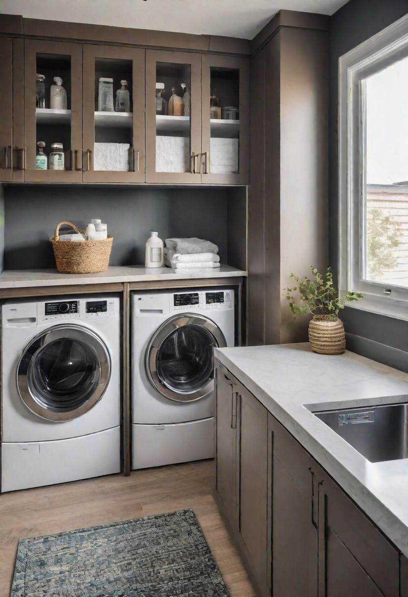 20 innovative laundry room ideas: stylish storage solutions 18 13. Niche for laundry room in stock-0