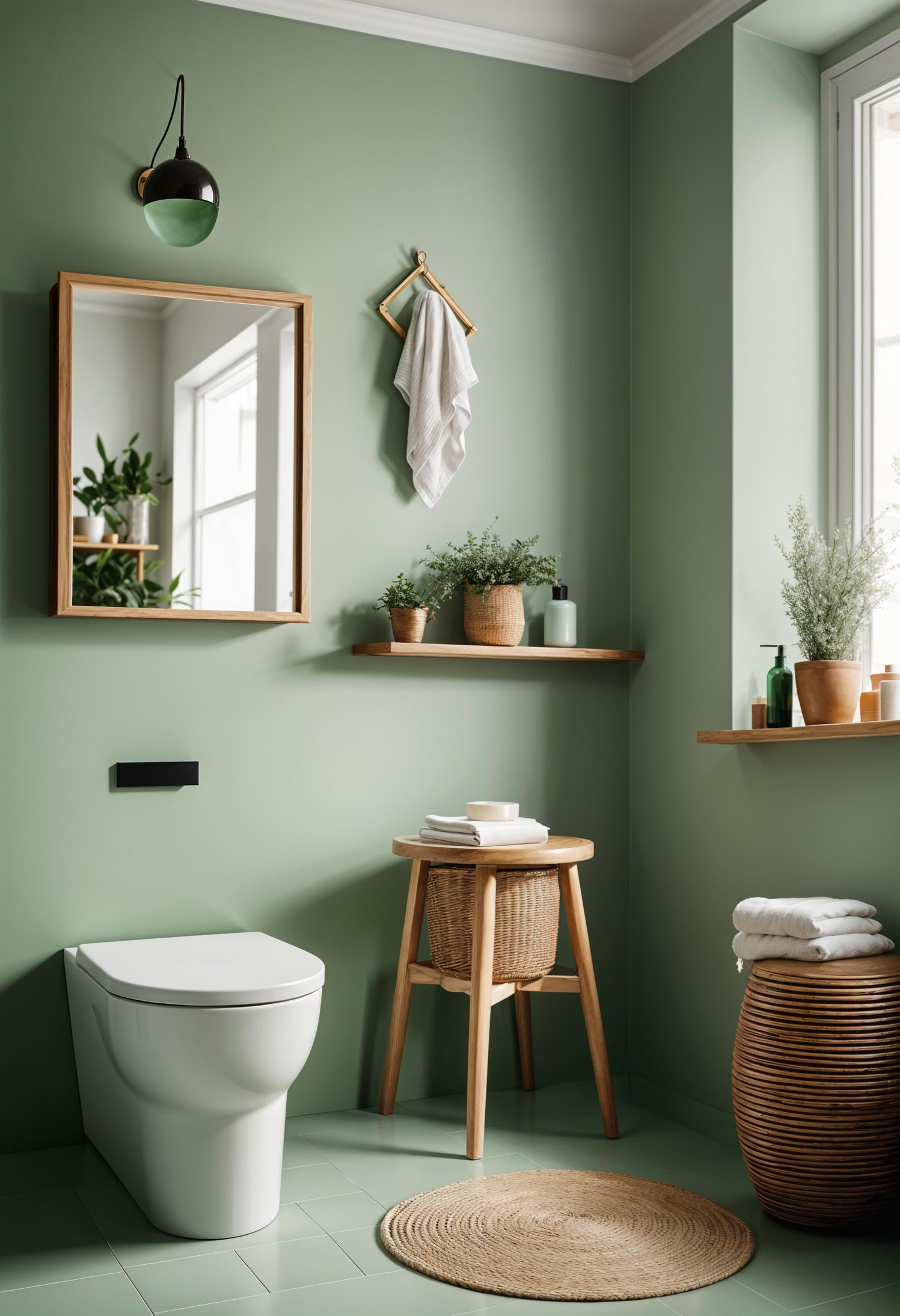 27 wunderschöne grüne Badezimmerideen für einen frischen Look 31 22. Nordic Green Badezimmer Serenity-1