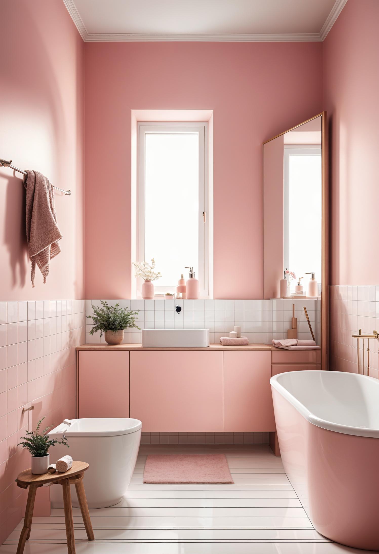 22 trendy pink bathroom designs for copying 26 17. Nordic Hellrosa Bathroom Palette-0