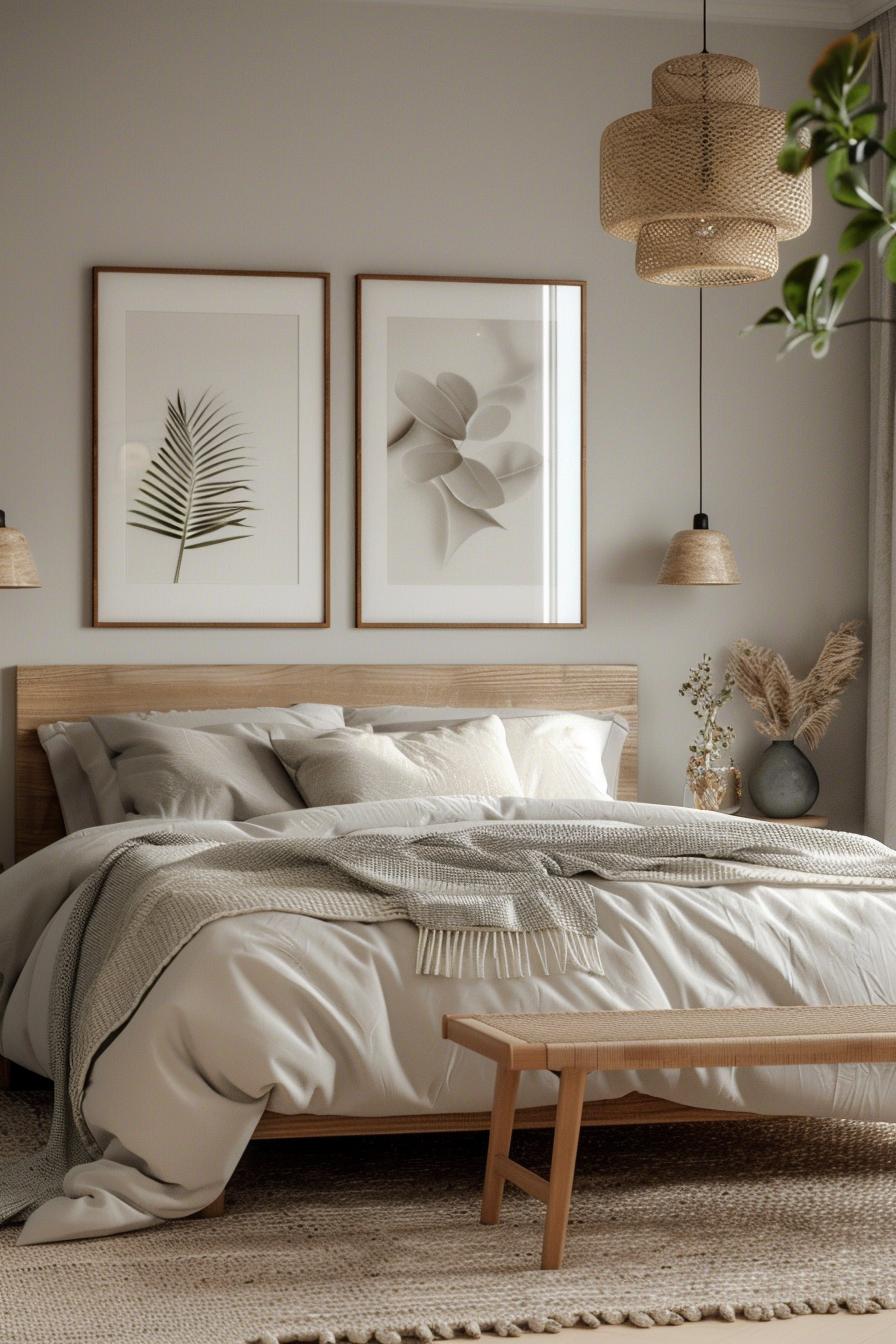 19 Best earthy modern bedroom ideas for a cozy retreat 50 14. Nordic minimalist bedroom Inspiration-2
