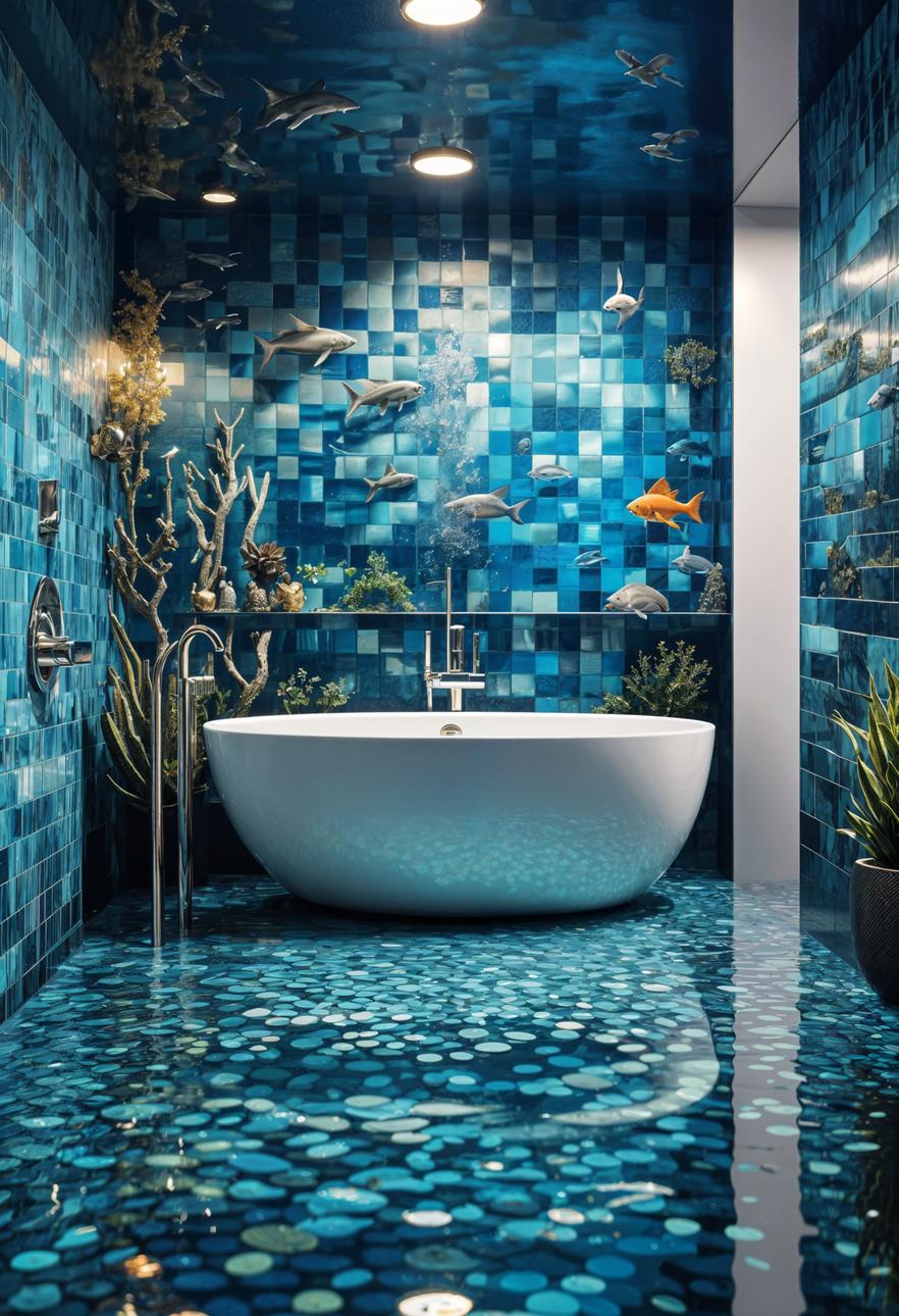 29 Breathtaking Bathroom Decor Ideas to Revamp Your Space 52 22. Ocean-Inspired Bathroom Decor-1