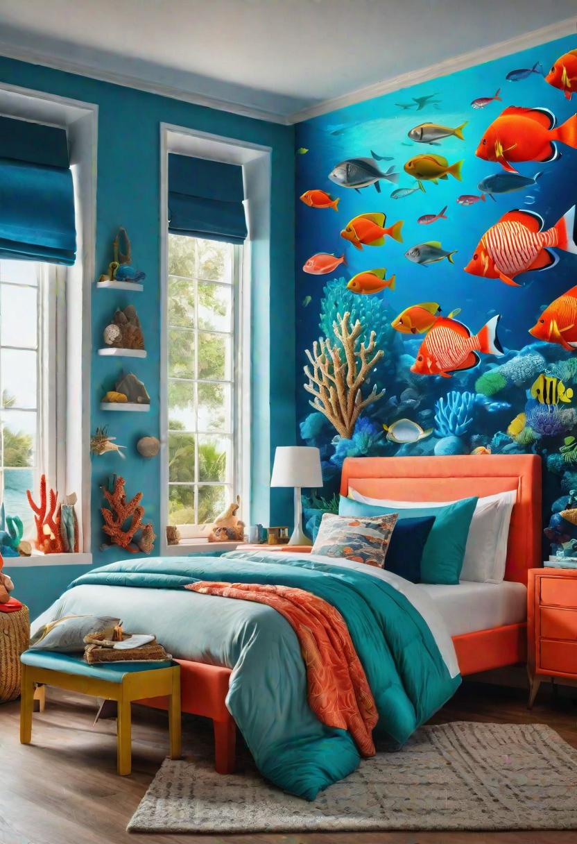 43 Relaxing Coastal Bedrooms for Breezy Retreats 16 14. Ocean-Inspired Kids' Bedroom Decor-0