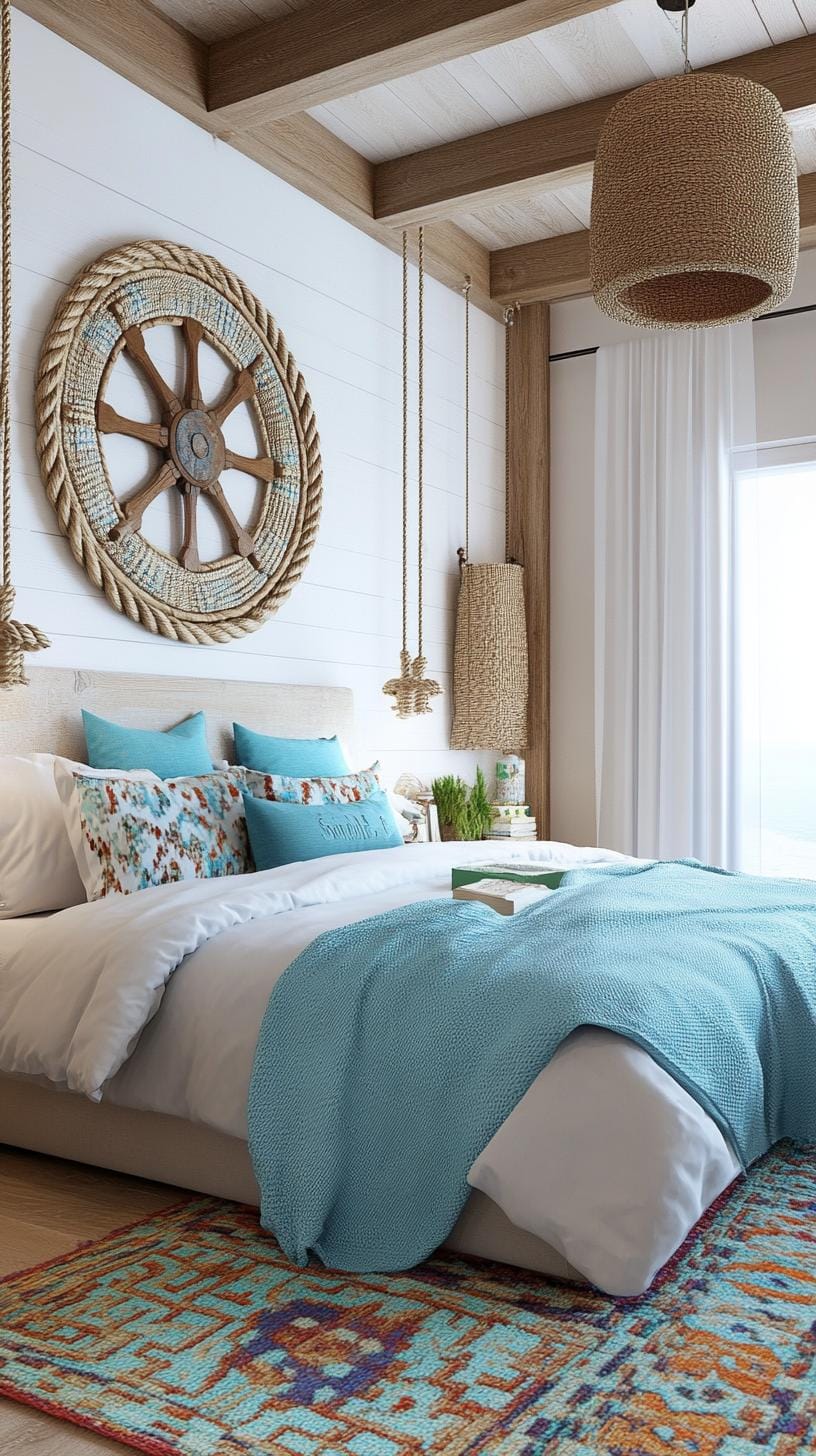 20 Beautiful attic -Idea for copying 26 7. Ocean-inspired loft Decor-3