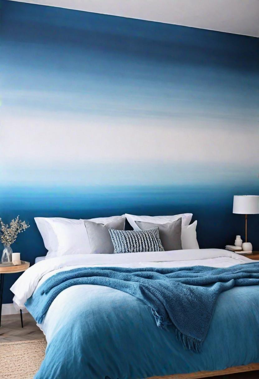 43 Relaxing Coastal Bedrooms for Breezy Retreats 14 12. Ocean Ombre Paint Tutorial-0