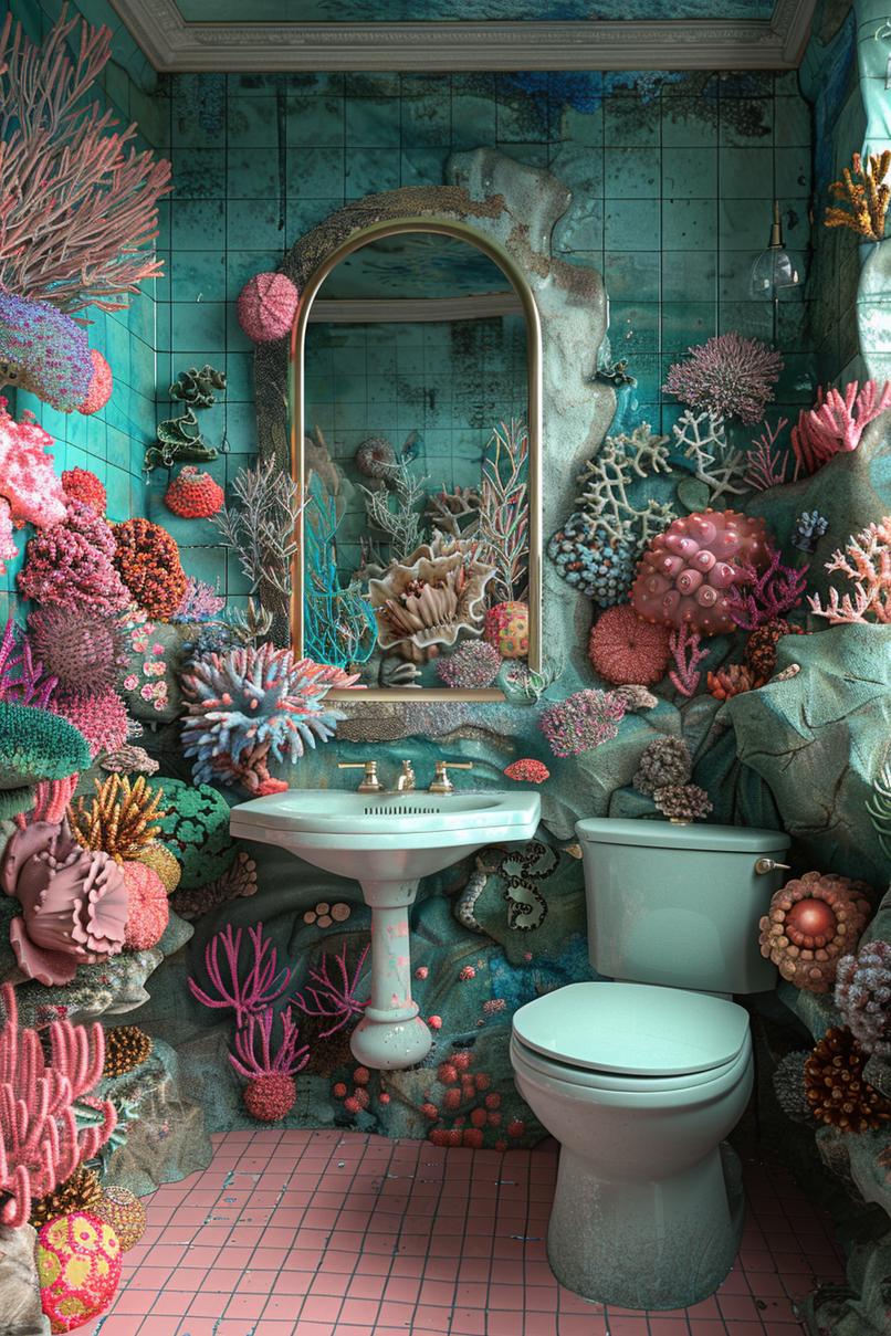 23 dream baths to inspire your creative genius 3 1. Oceanic 3D Reef Oasis-0