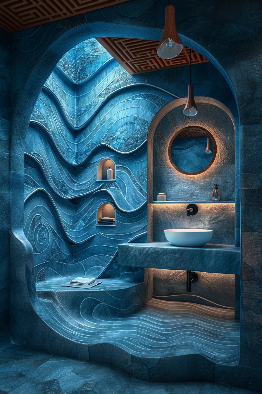 19 breathtaking modern bathroom designs for your home 29 13. Ocean inspired bathroom design ideas-2
