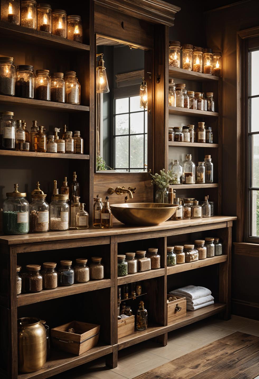 29 Breathtaking Bathroom Decor Ideas to Revamp Your Space 10 3. Old-timey Bathroom Decor Ideas-1