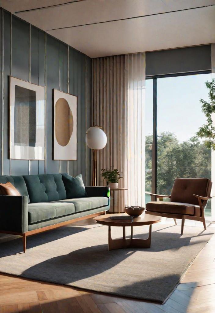 27 schöne Mitte des Jahrhunderts moderne Wohnzimmer 10 8. Offene Konzeptfensterdesign-0