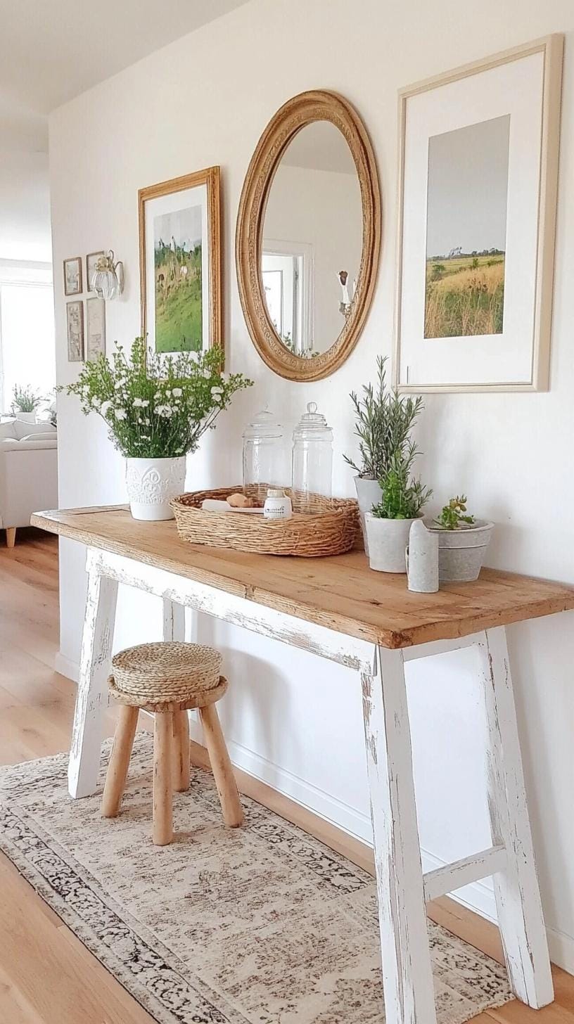 37 Gallery Wall Decor Ideas: Layouts And Styles to Elevate Any Room 61 19. Oval and round frame mix using circular art forms layered for softness-3