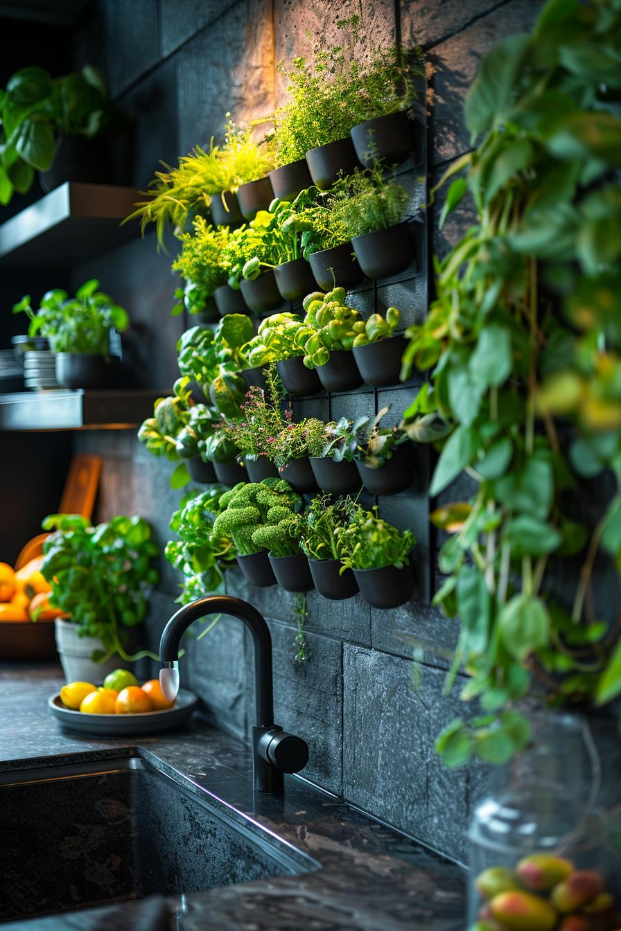 15 unique in the middle of the century modern kitchen ideas 46 15. Over-the-sink herb garden-2