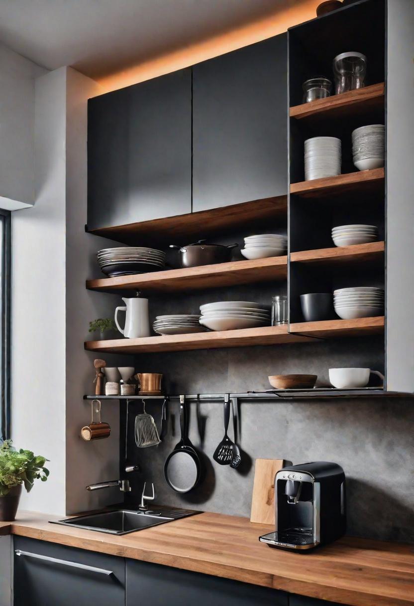 39 Clever Small Kitchen Ideas: Maximize Your Space with Stylish and Functional Designs 38 29. Overhead Storage for Rarely-used Items-0