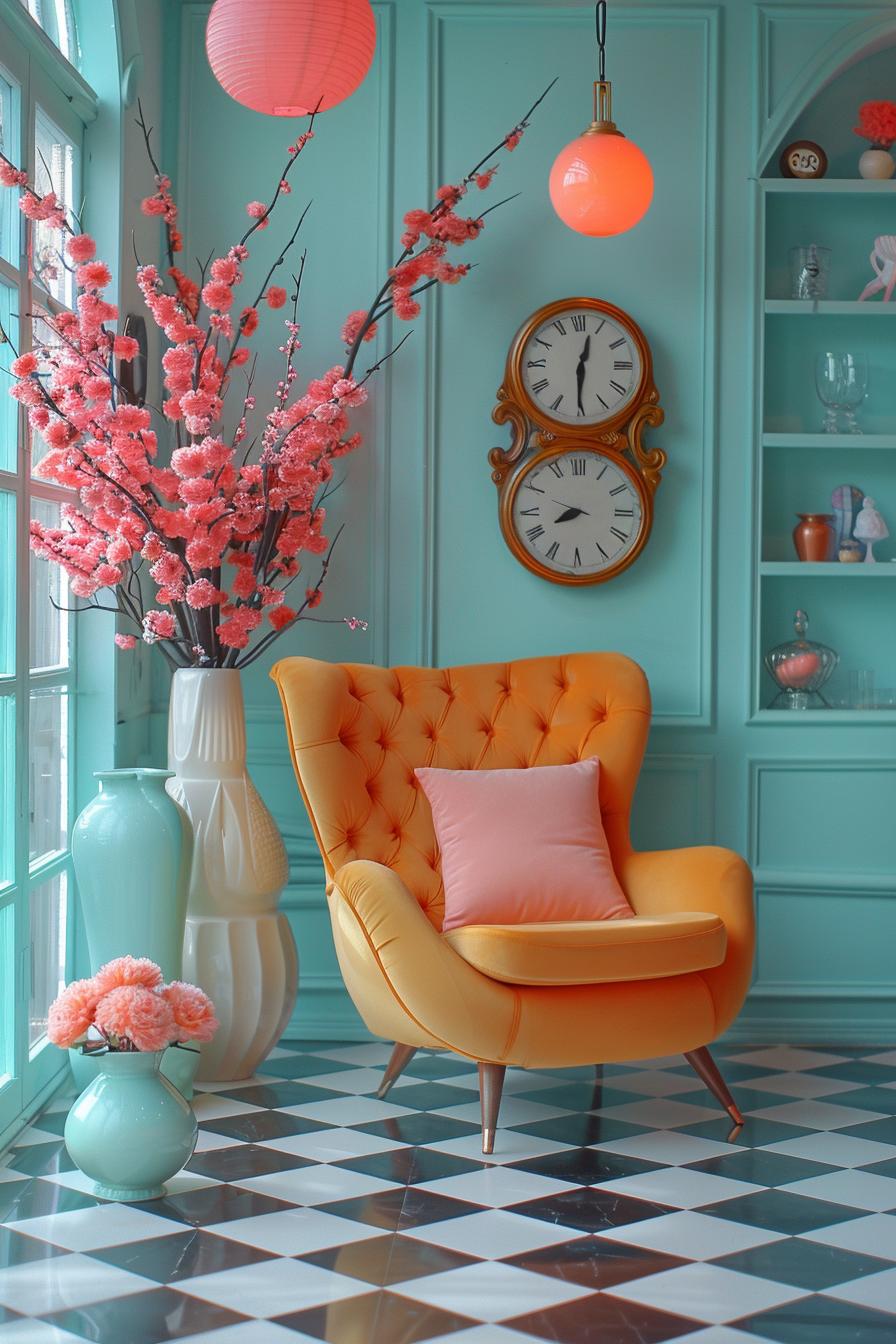 18 colorful in the middle of the century modern living room design 26 9. Pastell Decor Delight-0