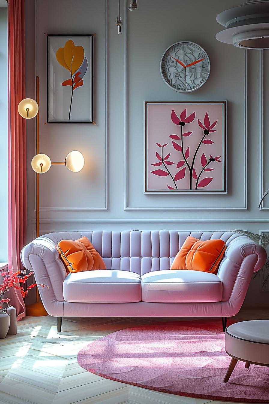 18 colorful in the middle of the century modern living room designs 28 9. Pastell Decor joy-2