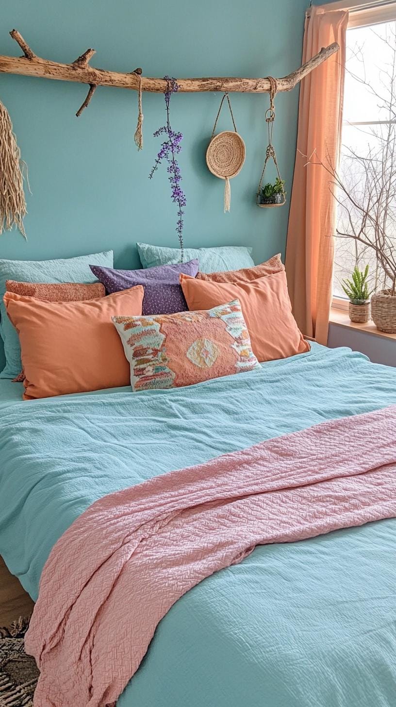 15. Pastel brands: pastel blues with lavender and earthy browns for an inviting, eclectic mix-0