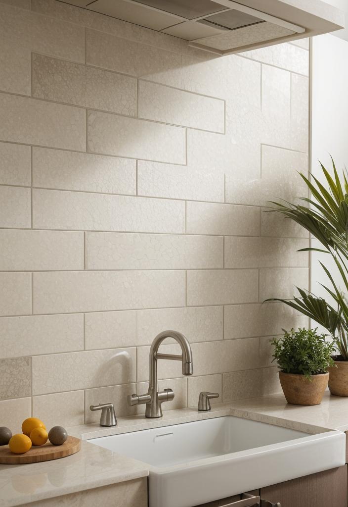35 Stunning Kitchen Backsplash Ideas: Creative and Eye-Catching Designs 23 14. Pebble Stone Mosaic Backsplash-0