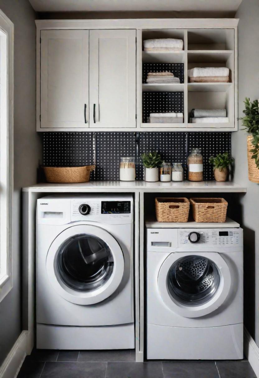 20 innovative wash cabinet cabinet ideas: stylish storage solutions 29 19. Pegboard cabinet for versatile memory-0