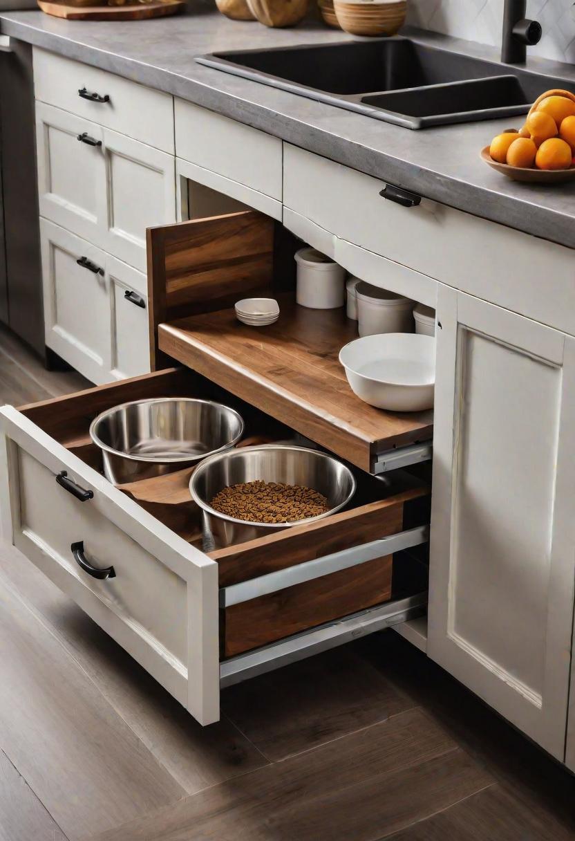43 Inspiring Kitchen Decor Ideas: Stylish and Functional Accents 59 38. Pet-Friendly Kitchen Decor Feature-0