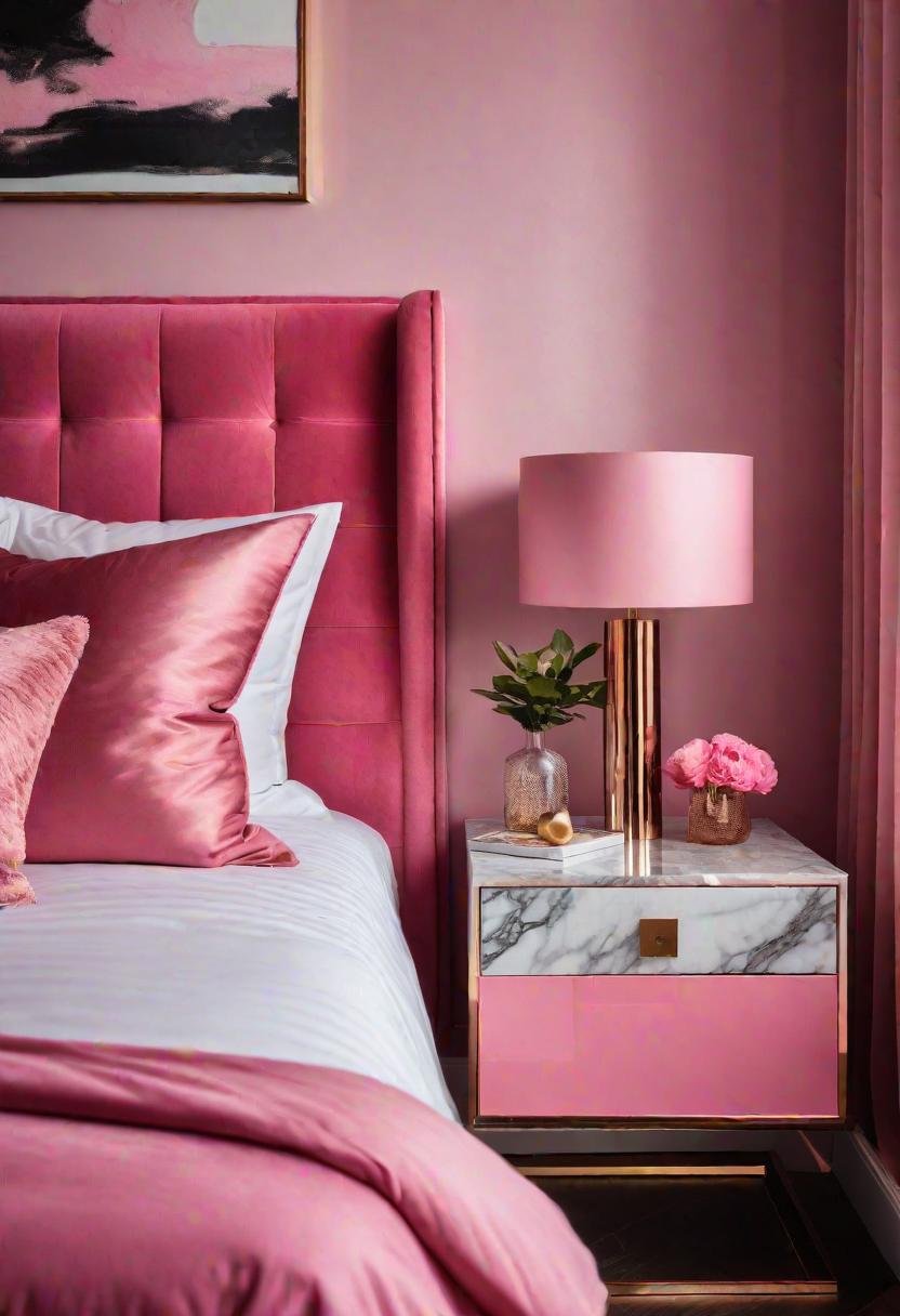 63 Luxurious Pink Bedrooms to Warm Up Your Space 22 20. Pink Bedroom Decor-0