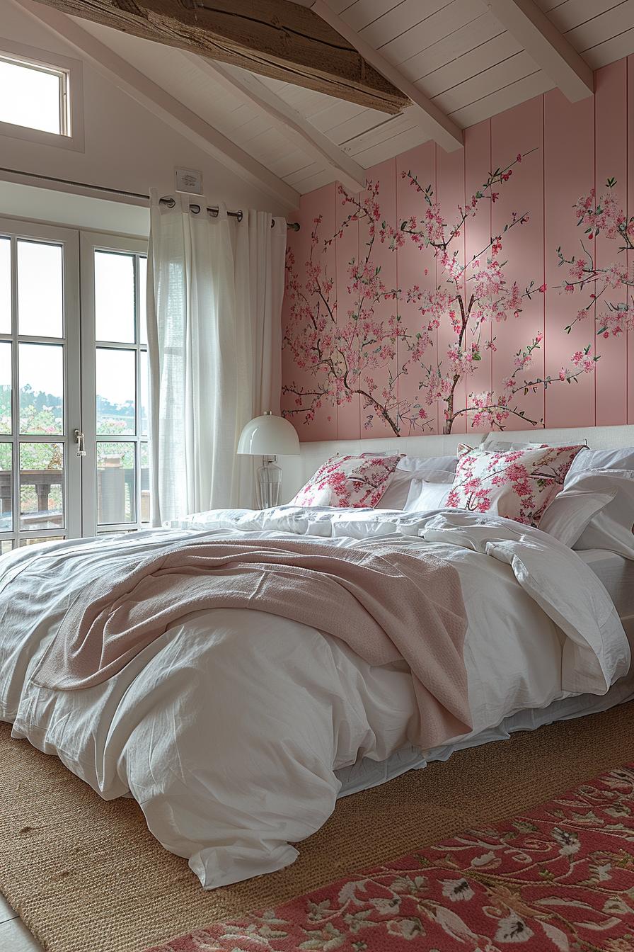15 dreamy pink coastal bedroom ideas: beach & aesthetics 26 9. Pink Coastal Serenity-0
