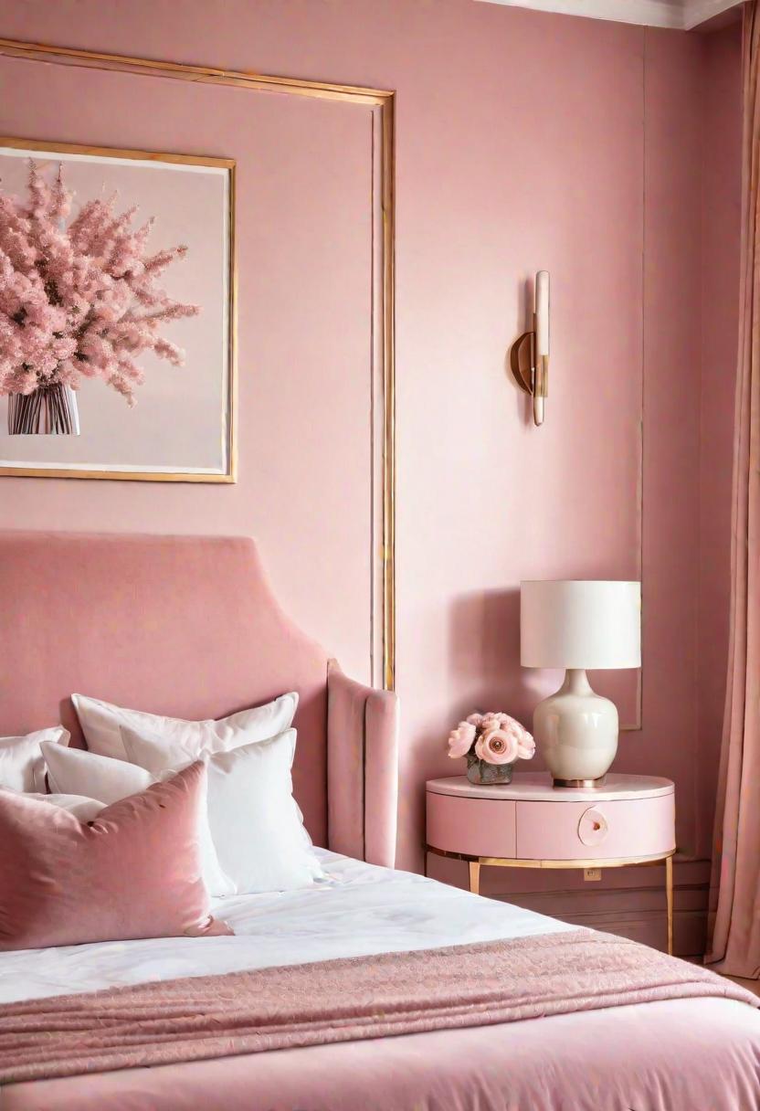 63 Luxurious Pink Bedrooms to Warm Up Your Space 61 58. Pink Decorative Vases-0