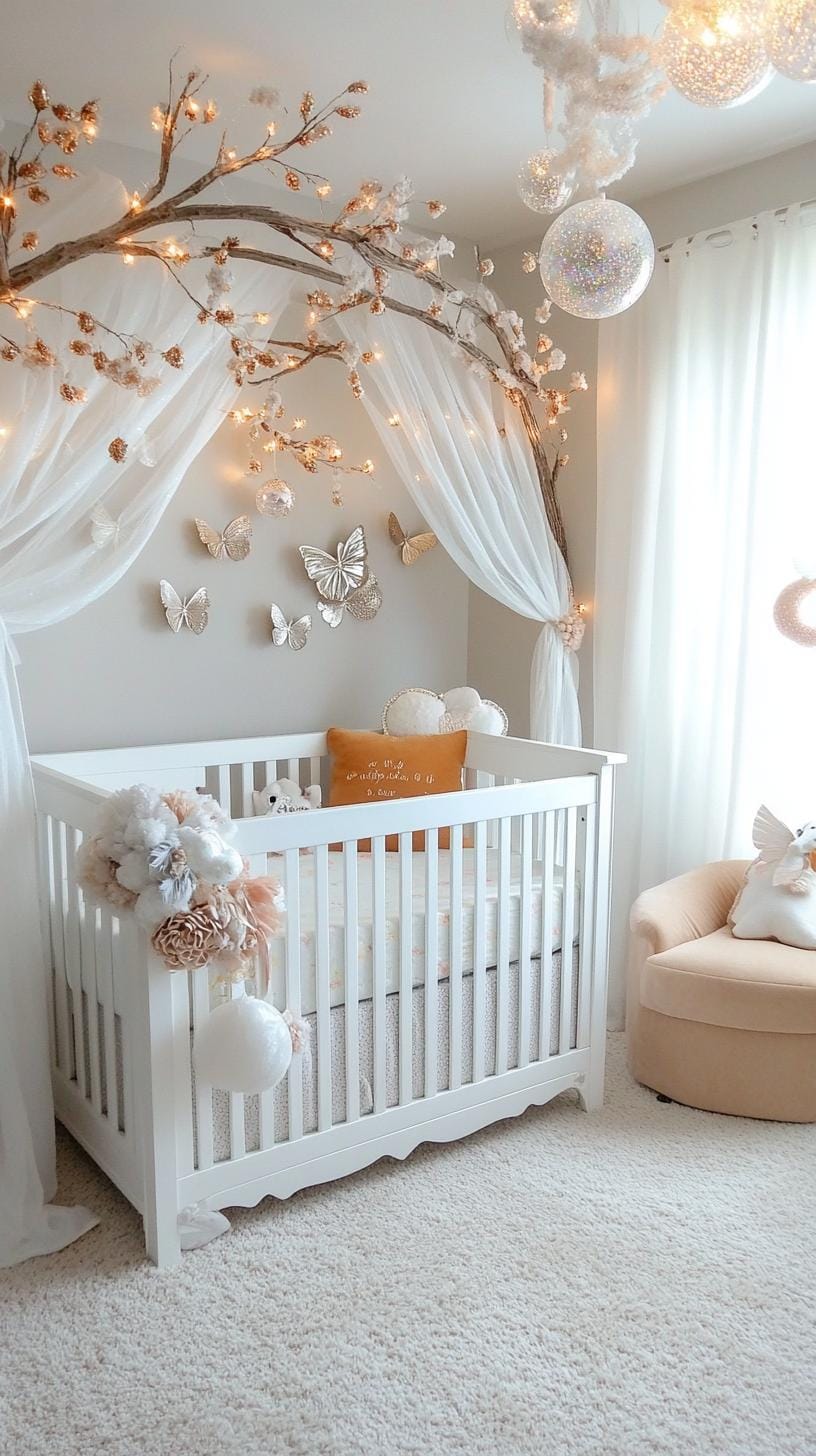 21 Enchanted Forest Nurily Ideas for a magical mood 46 17. Pixie Grove Hideaway with dazzling elements and Pixie Dust Touches-0
