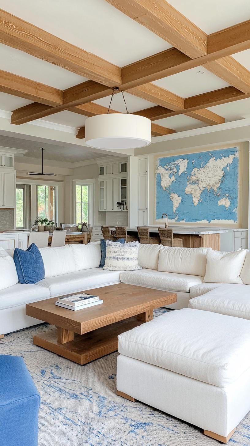 20 unique coastal farmers' living room ideas, the WoW 64 20. Place