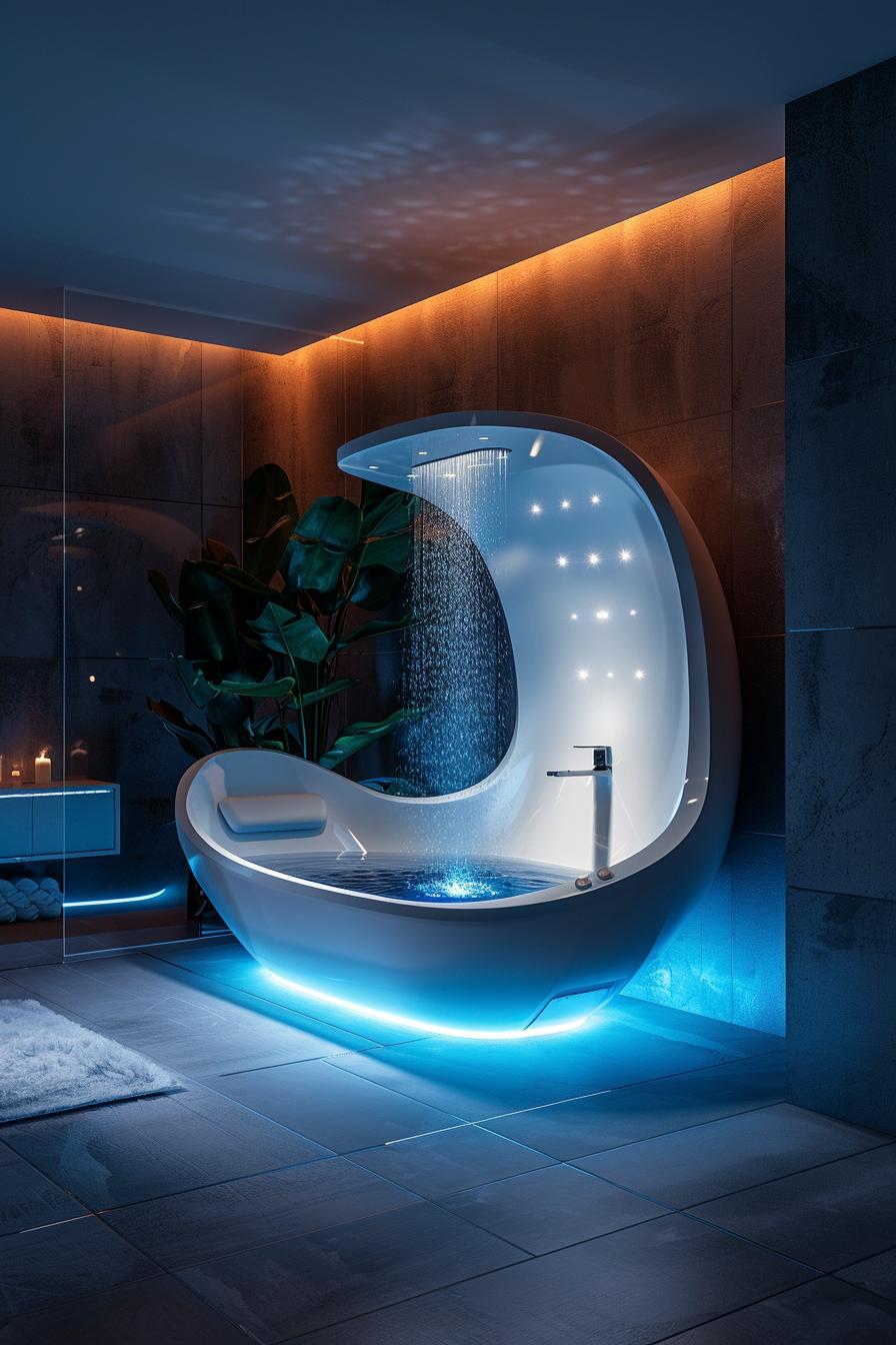 23 dream bathroom to inspire your creative genius 13 7. Pod style futuristic bathroom Spotlight-0