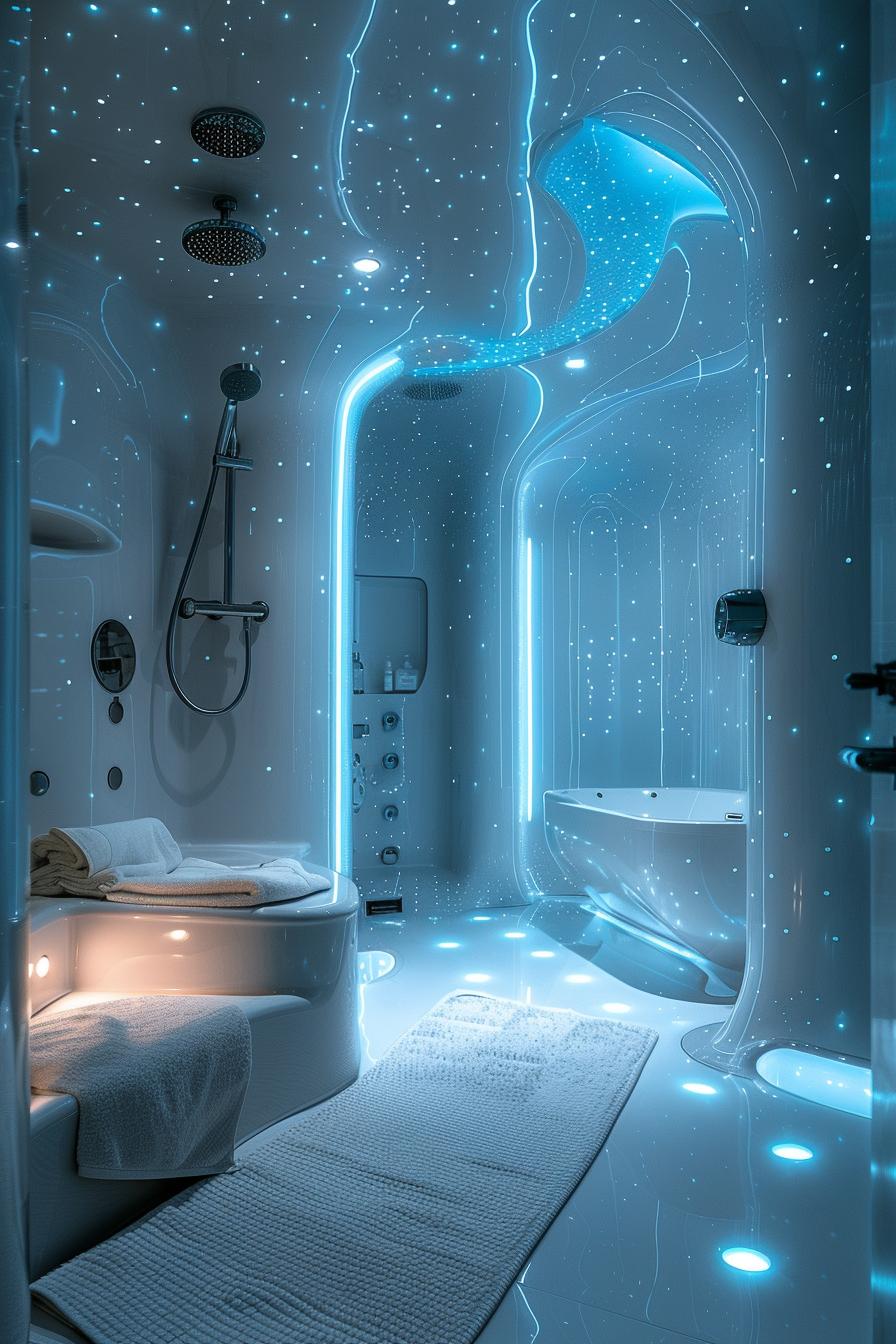 23 dream baths to inspire their creative genius 14 7. Pod style futuristic bathroom Spotlight-1