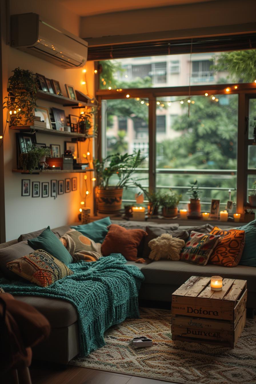 19 trendy college dormitory ideas (new) 27 9. Polaroid gallery with mini-laundry clover-1