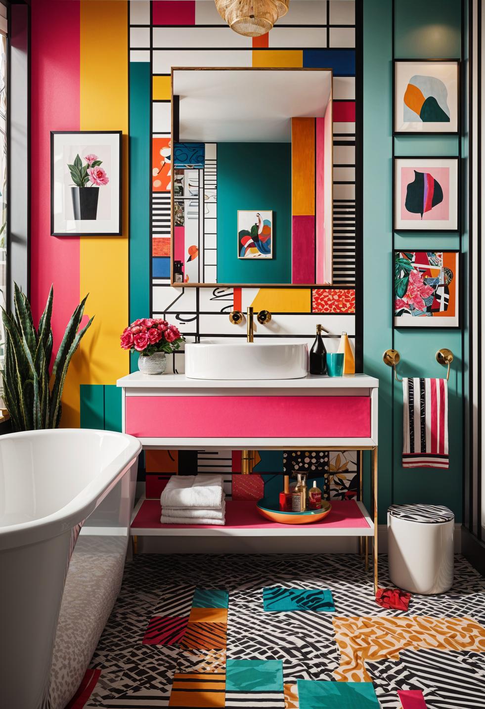 29 Breathtaking Bathroom Decor Ideas to Revamp Your Space 48 20. Pop Art Bathroom Decor Ideas-0