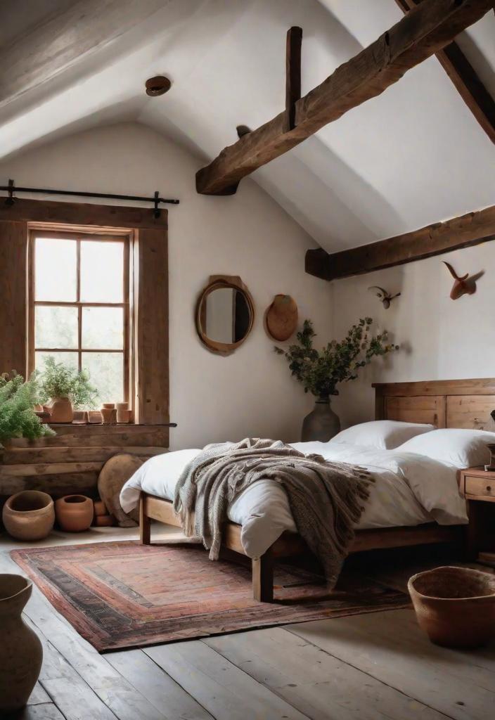 38 Genius Farmhouse Bedroom Ideas 29 27. Pottery Decor for Farmhouse Bedroom-0