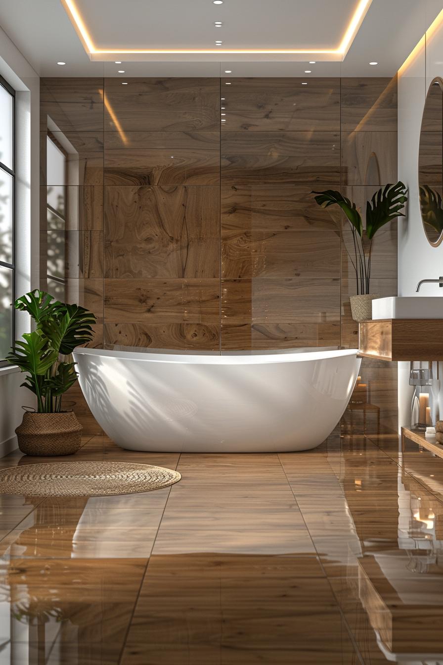 21 breathtaking bathroom wall decoration ideas to inspire them 28 14. Reflecting spatial expansion: Install the mirrored wall-0