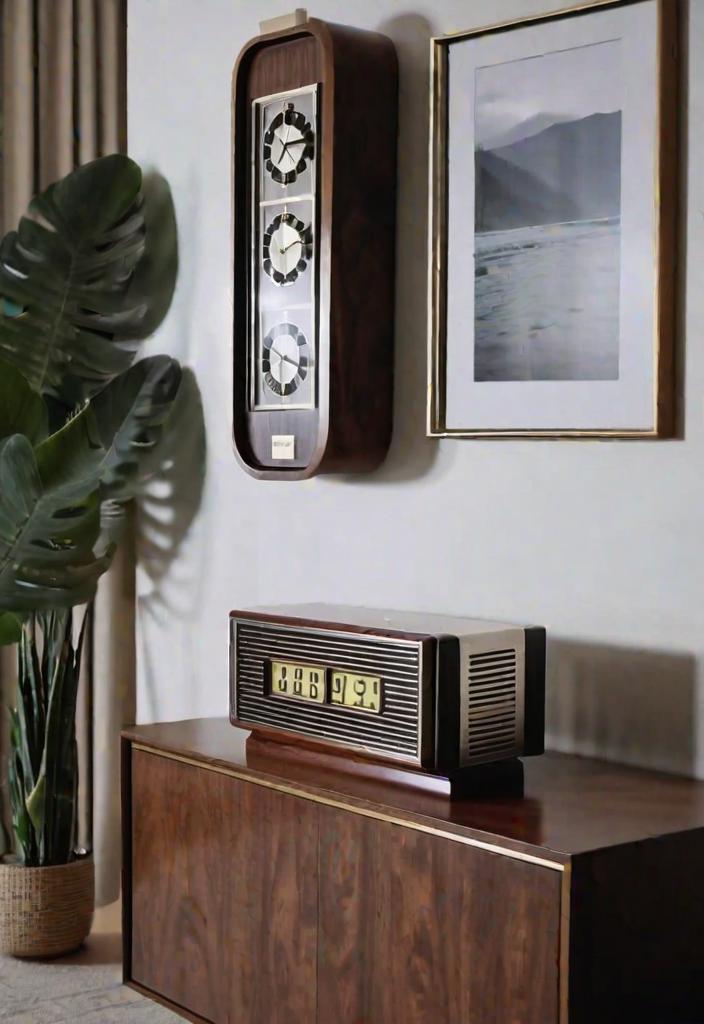 27 schöne Mitte des Jahrhunderts moderne Wohnzimmer 30 25. Retro Flip Clock: Vintage Charme-0 bringen