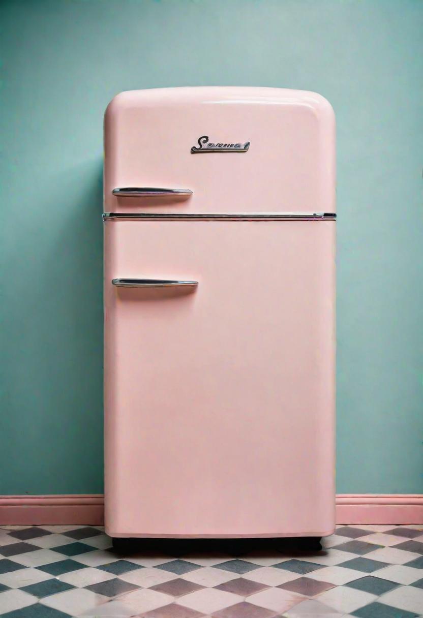 43 Inspiring Kitchen Decor Ideas: Stylish and Functional Accents 4 2. Retro Fridge Makeover Inspiration-0