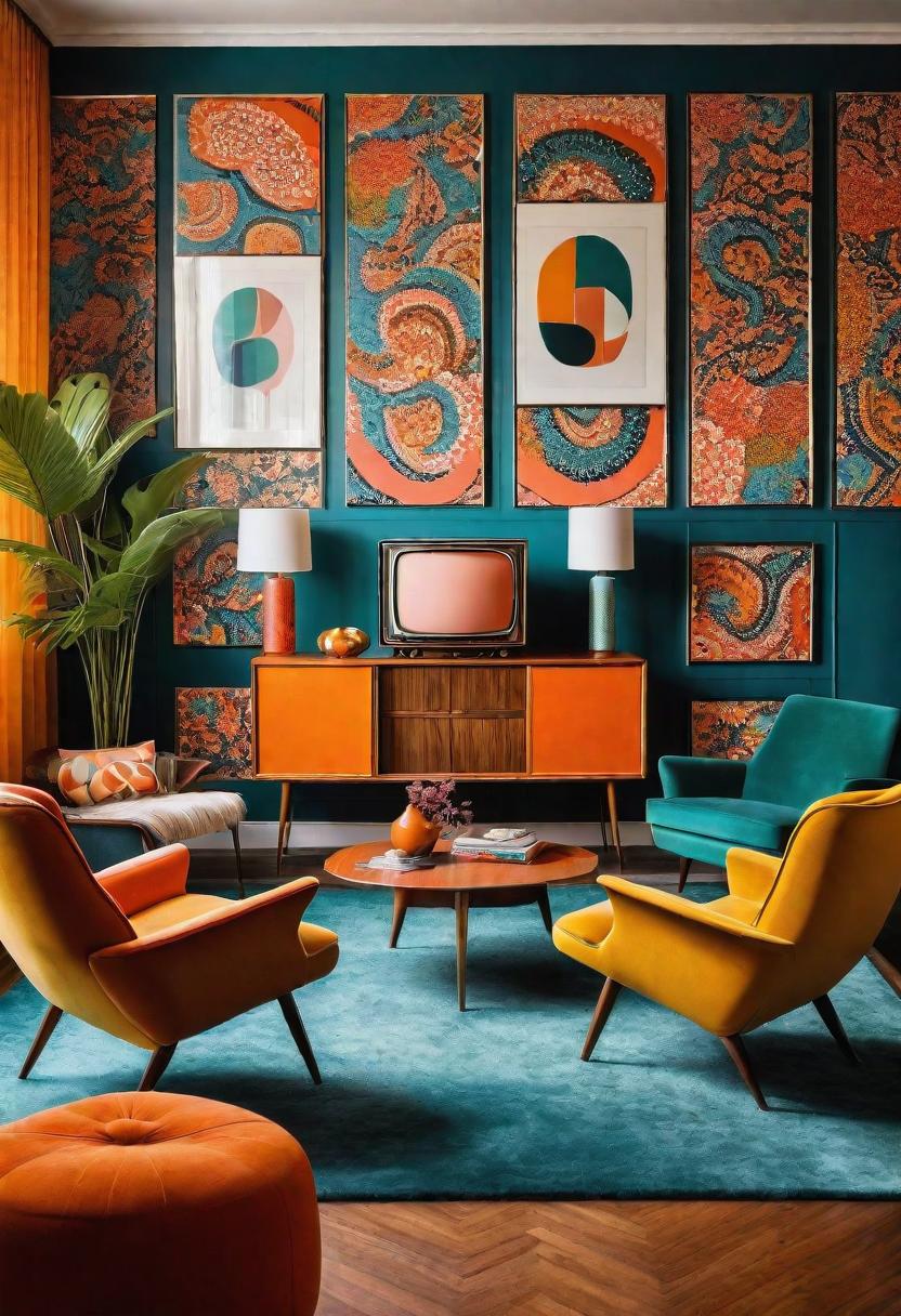 49 Modern Living Room Ideas: Create a Contemporary Haven 10 8. Retro-Inspired Mid-Century Living Room-0