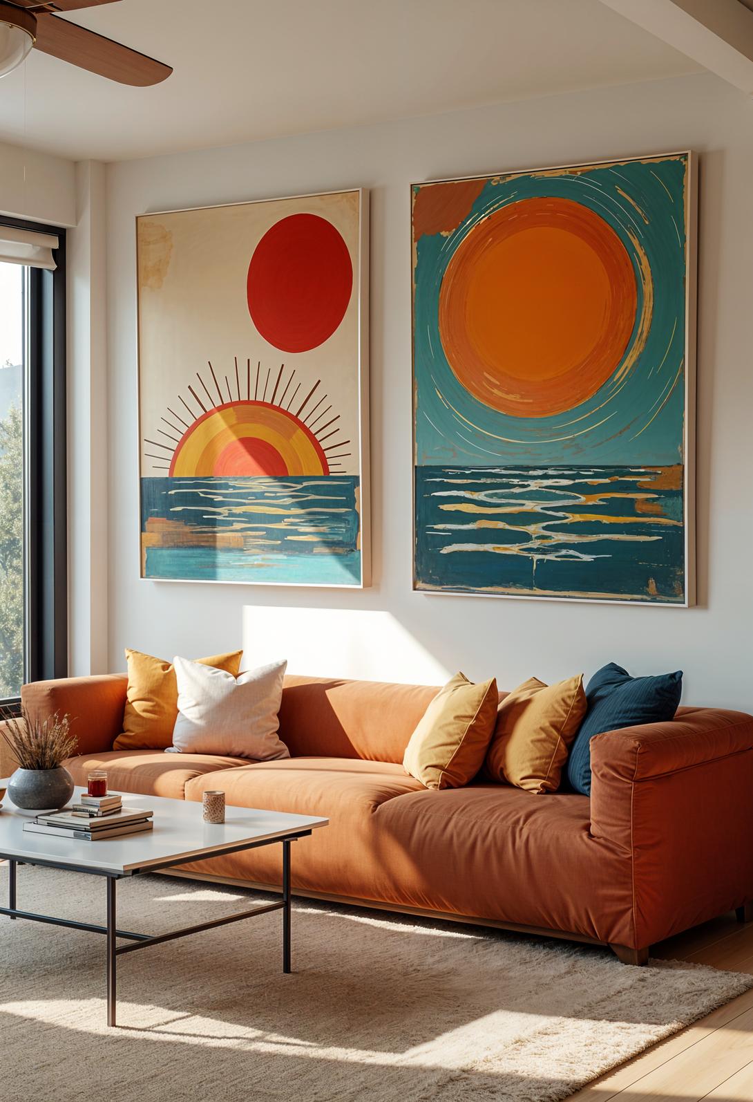 20 breathtaking living room wall decoration ideas 69 20. Retro-inspired modern wall decoration-1